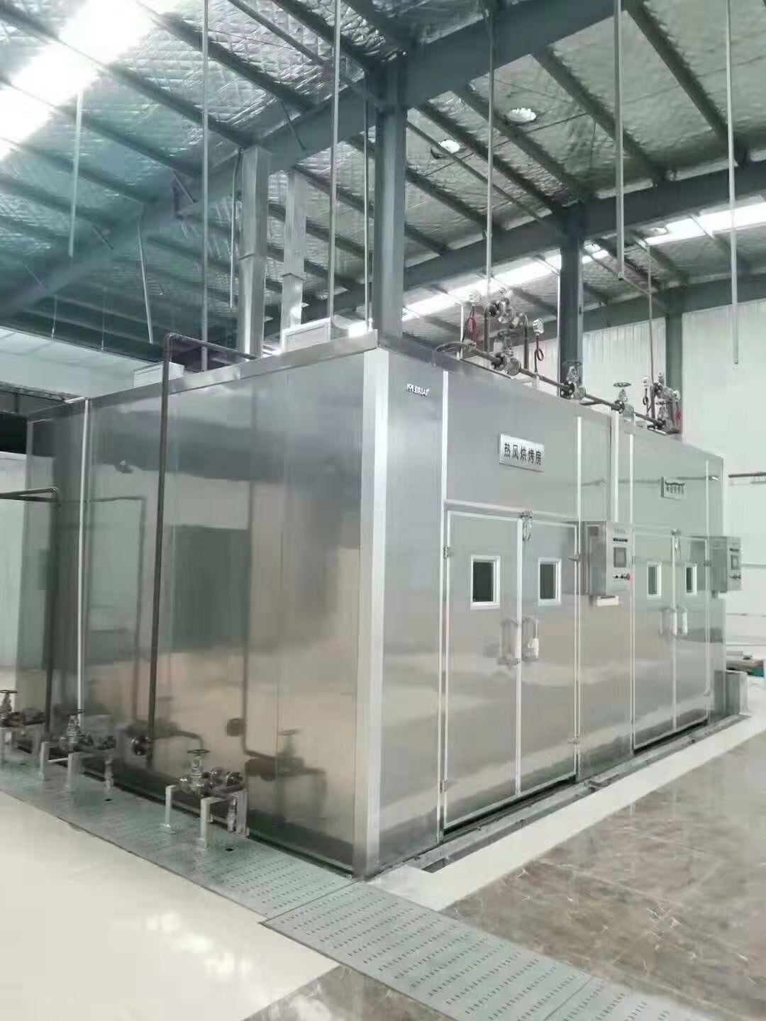 益陽瑪山產業(yè)機械有限公司，湖南益陽螺旋風管廠家，熱風食品烤房