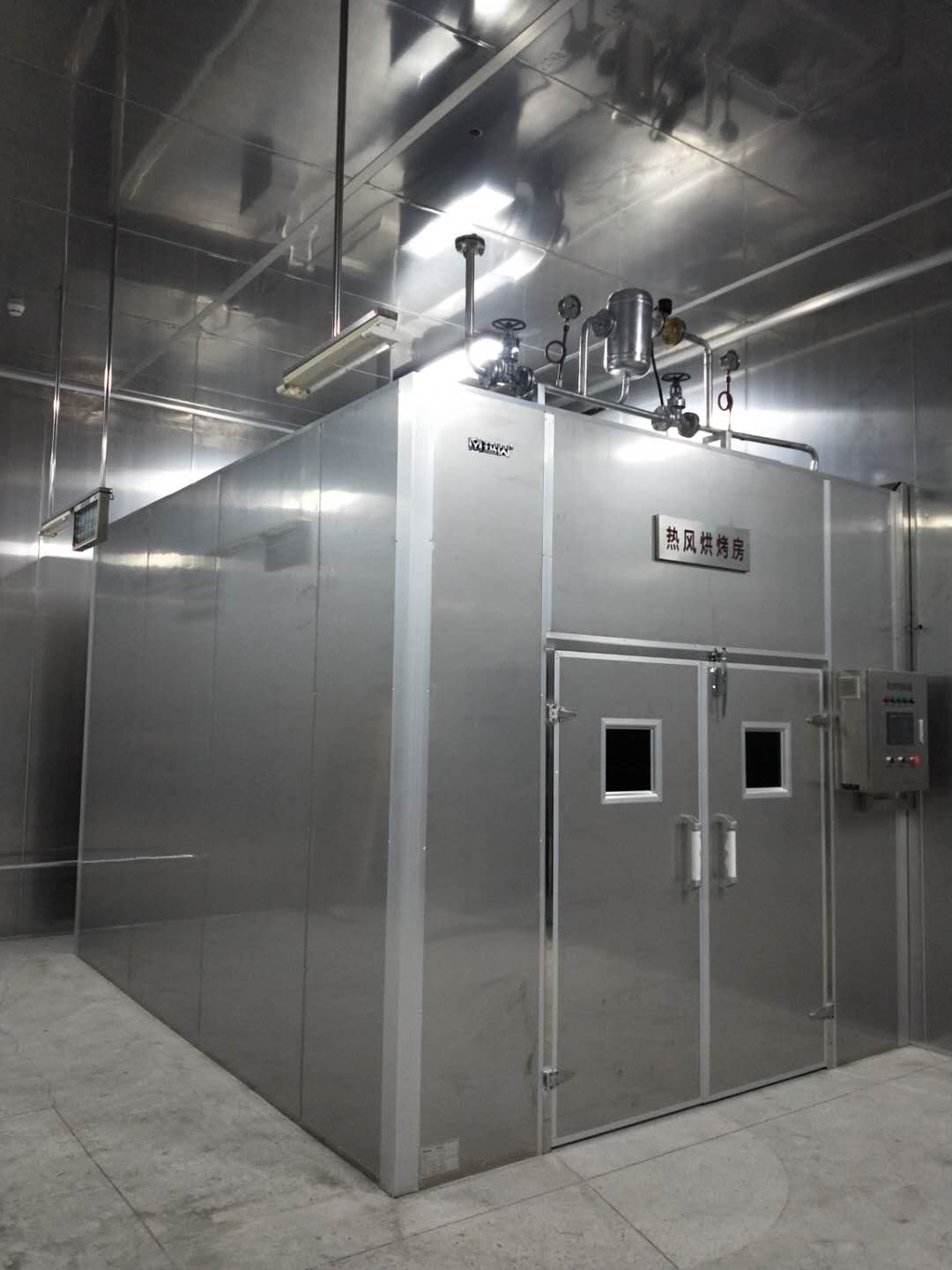 益陽瑪山產業(yè)機械有限公司，湖南益陽螺旋風管廠家，熱風食品烤房